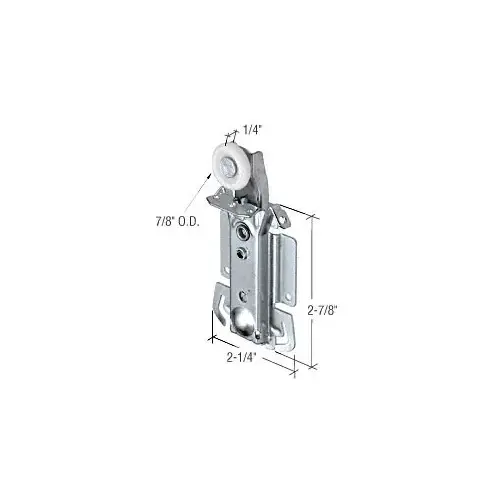 7/8" Nylon Wardrobe Door Roller - pack of 2