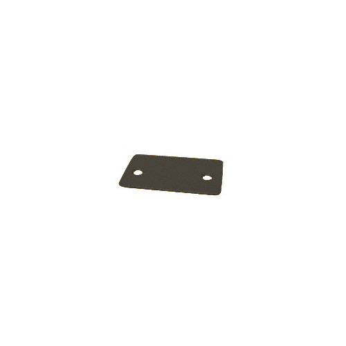 Black Powder Coat End Cap with Screws for NH2 Series Wide U-Channel