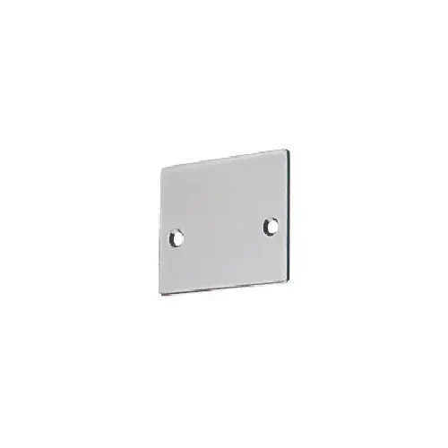 Brushed Stainless End Cap with Screws for NH2 Series Wide U-Channel