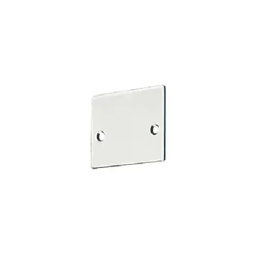 Satin Anodized End Cap with Screws for NH2 Series Wide U-Channel
