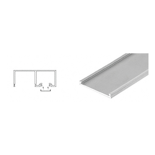 Brushed Stainless Header Snap-In Filler - 120" Length