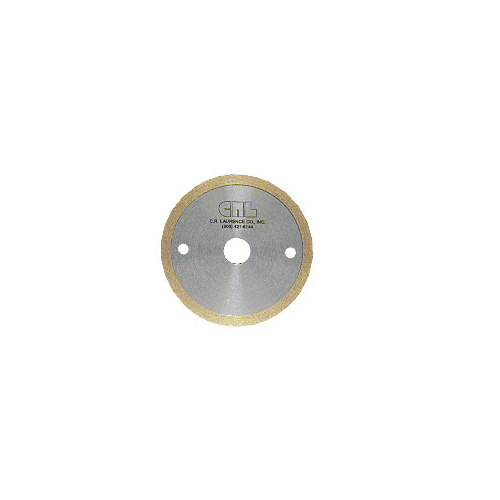 3-3/8" Metal Bond Diamond Glass Cutting Blade 9/16" Arbor - 100 Grit