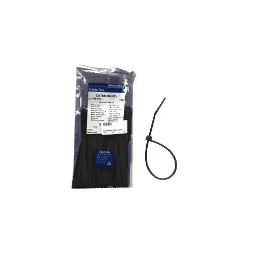 Black 4" Nylon Cable Ties