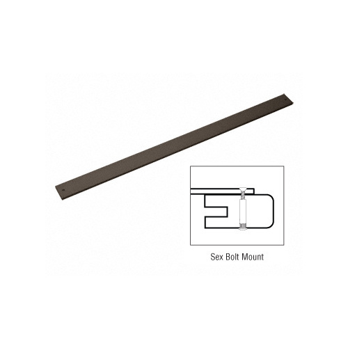 36" Bronze Anodized Extruded Aluminum Door Bumper Bars