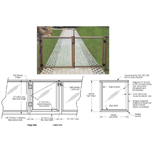 CRL P0STGATEC AWS Custom Gate System