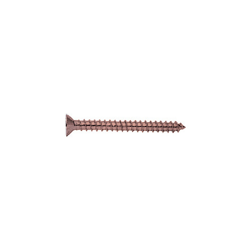 Antique Brushed Copper 10 x 2" Wall Mounting Flat Head Phillips Sheet Metal Screws - pack of 10