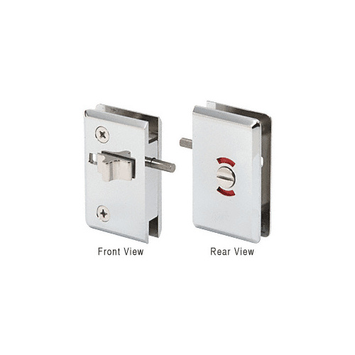 CRL P190SCACH Polished Chrome Pinnacle Sliding Block Lock for RPS