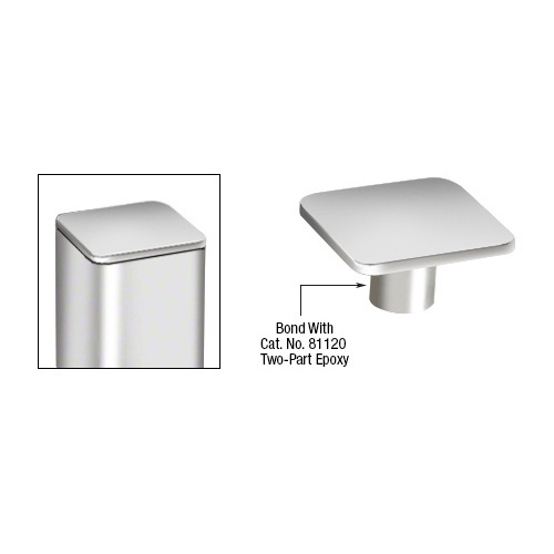 CRL P1CAPPS Polished Stainless Steel P1 Top Post Cap