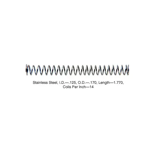 1.77" Long Slide Bolt Spring - Package