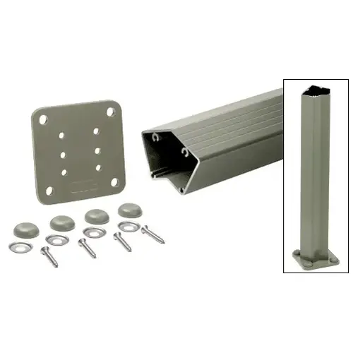 Beige Gray 200, 300, 350, and 400 Series 48" Long 135 Degree Surface Mount Post Kit