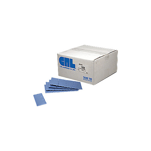 CRL PBS06-XCP100 Blue 1/16" Plastic Bearing Shimstrips - pack of 100