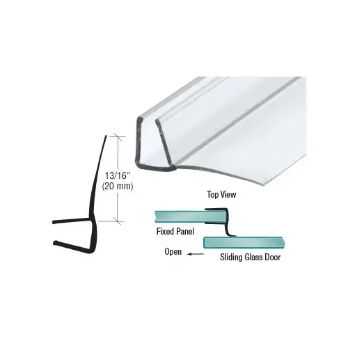 U-Shaped Polycarbonate with a 90 Degree Leg -  72" Stock Length - pack of 10