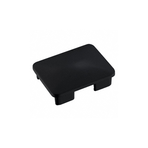 Matte Black Rectangular AWS Post Cap for 180 Degree Center or End Post