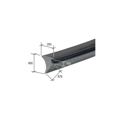.225" Glazing Wedge - 500' Black