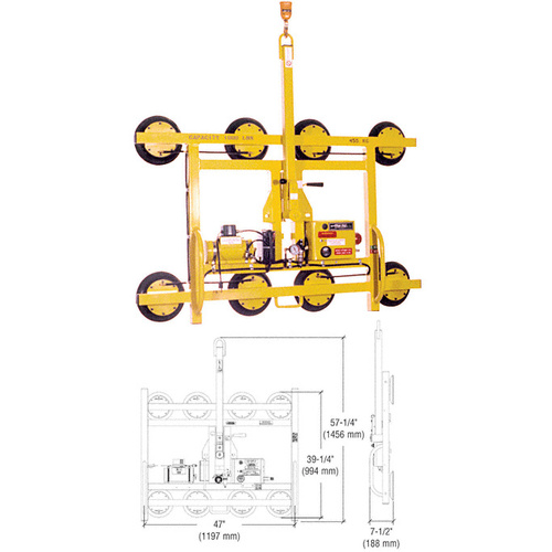 CRL PFHS89A1RS Wood's 1000 Series Small Air Powered Powr-Frame