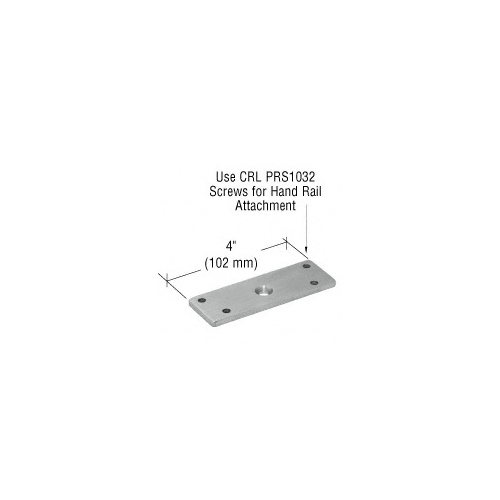 CRL PFS1BS Brushed Stainless 180 Degree Post P-Series Flat Replacement Saddle