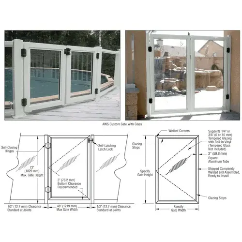 Agate Gray AWS Custom Gate System