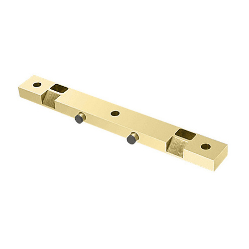 Polished Brass Door Stop/Strike for Double Doors