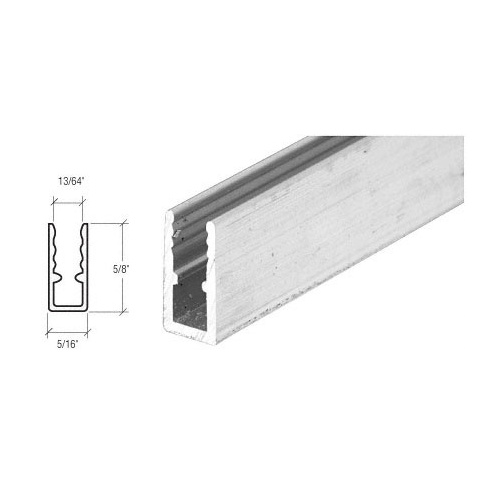 CRL PL14167 Mill 5/16" Aluminum Window Frame - 144"