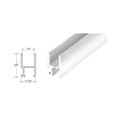 White Standard Style Triple Track Top and Side Frame 72" Stock Length