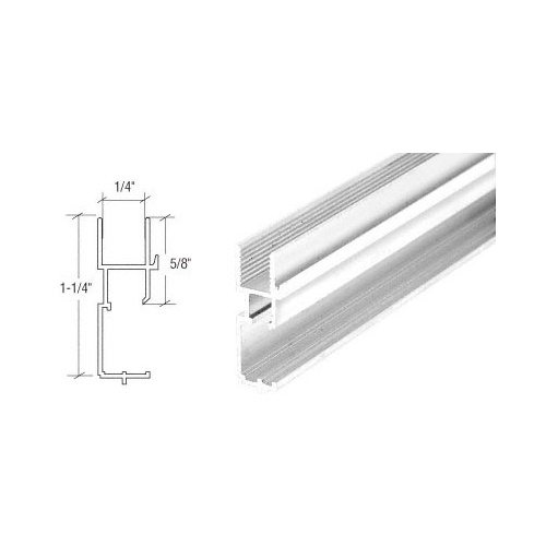 White Standard Style Triple Track Bottom Frame 72" Stock Length