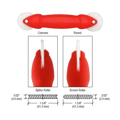 CRL PL7503 Basic Combination Nylon Wheel Screen and Spline Roller