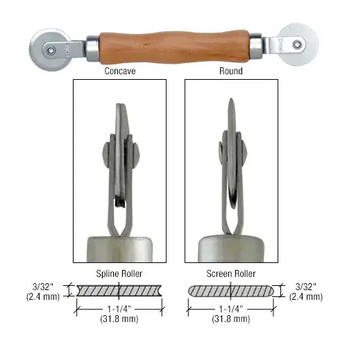 Basic Combination Steel Wheel Screen and Spline Roller