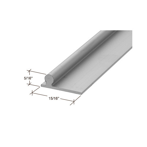 CRL PLD1664 Aluminum Sliding Glass Door Replacement Rail 120" Length