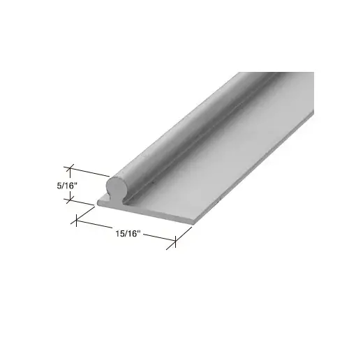 Aluminum Sliding Glass Door Replacement Rail  12" Stock Length - pack of 5