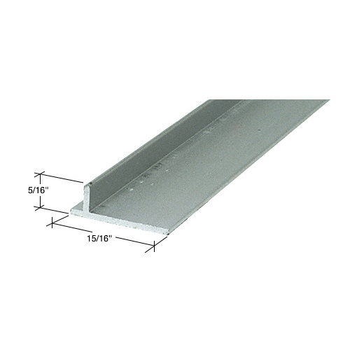 Aluminum Sliding Screen Door Rail  60" Stock Length