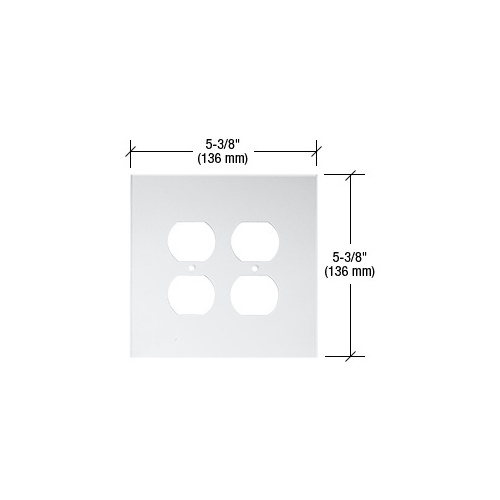 CRL PMP203 Clear Double Duplex Acrylic Mirror Plate