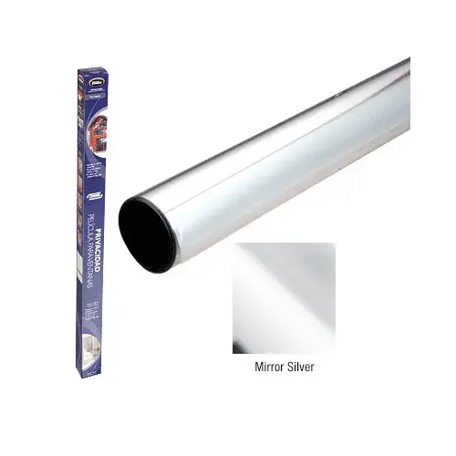 Silver 36" x 100 ft Reflective Mirror Window Film