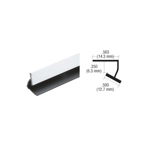 Chrome Plastic Reflective Inside Corner - 24" Stock Length - pack of 25