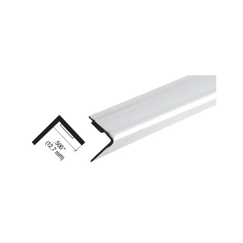 CRL PRT250CH Chrome Plastic 1/2" Reflective Outside Angle - 96" Stock Length