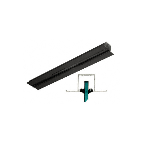 Black Powder Coated Pocket Snap-In Channel - 120"