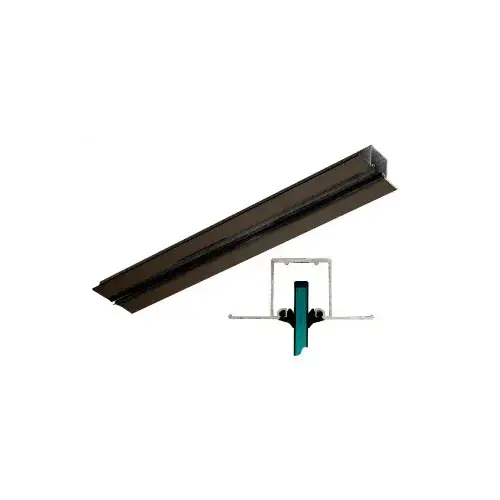 Dark Bronze Anodized Pocket Snap-In Channel - 240"