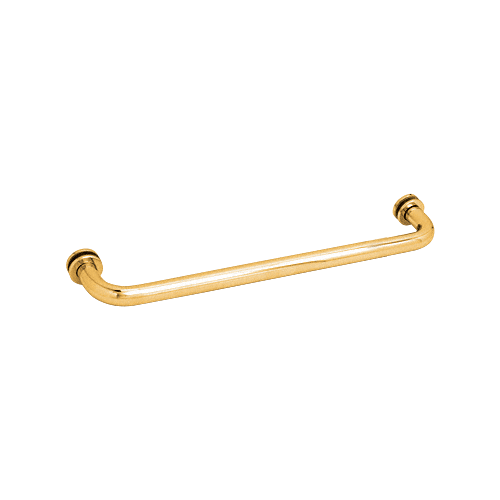 Gold Plated 18" Single-Sided Towel Bar for Glass