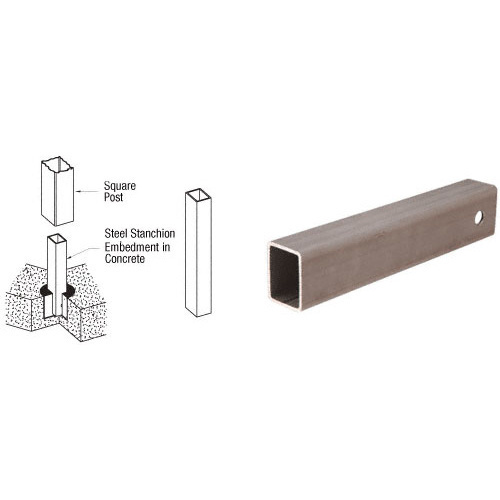 Custom Stainless Steel Core Mount Stanchion