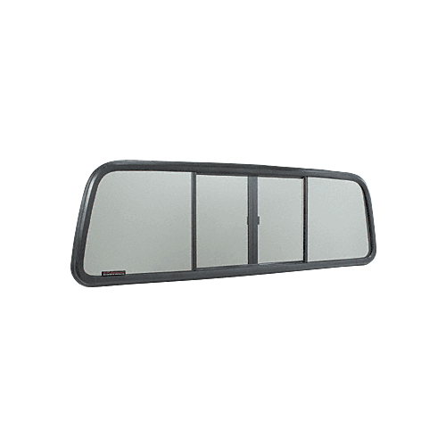 OEM Replacement Duo-Vent Four Panel Slider With Dark Gray Glass for 1983-1997 Ford Ranger and Mazda