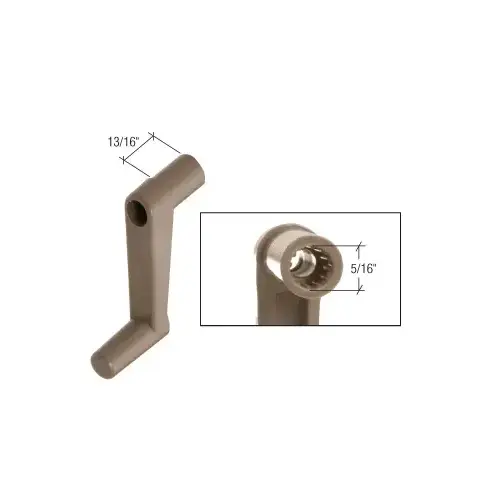 13/16" RV Window Crank Handle Tan