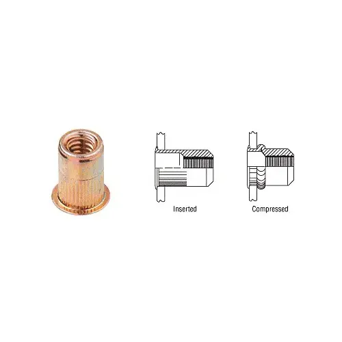 CRL RN1420 1/4"- 20 Rivet Nut Zinc