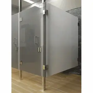CRL RPS12PT Painted Custom Frameless 'All-Glass' Restroom Partition