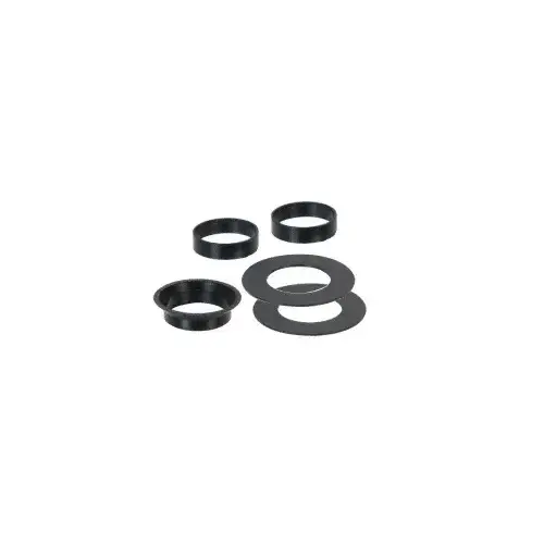 Replacement Gasket Set for Rigid Glass Attachment Black