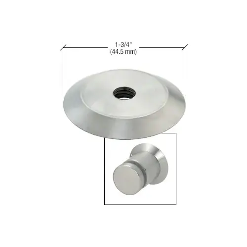 316 Brushed Stainless Steel 1-1/4" Diameter Trim Plate for Standoff Bases