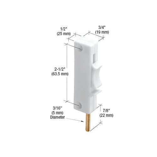 CRL S4544 White Sliding Window Lock