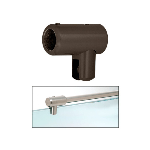 Oil Rubbed Bronze Support Bar U-Bracket for 3/8" and 1/2" Glass