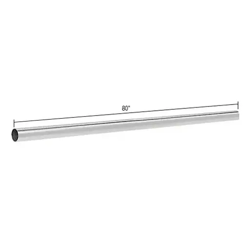 Polished Nickel 80" Support Bar Only