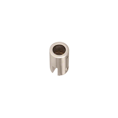 Polished Nickel Support Bar Bracket for 3/8" to 1/2" Glass