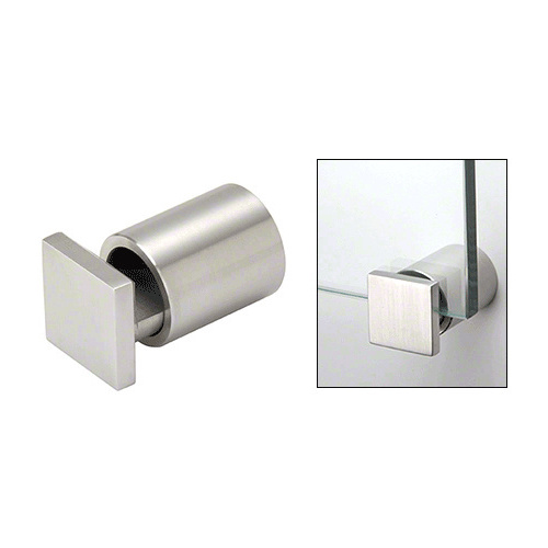 CRL SAEG114BS 316 Brushed Stainless 1-1/4" Square Cap Adjustable Edge Grip