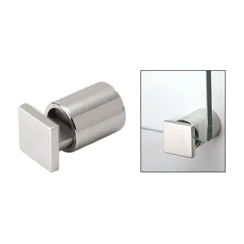 316 Polished Stainless 1-1/4" Square Cap Adjustable Edge Grip